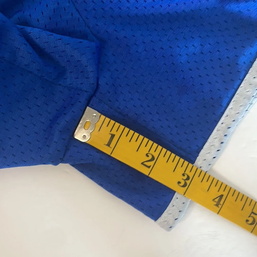 Justice athletic blue with white stripe shorts youth size 12